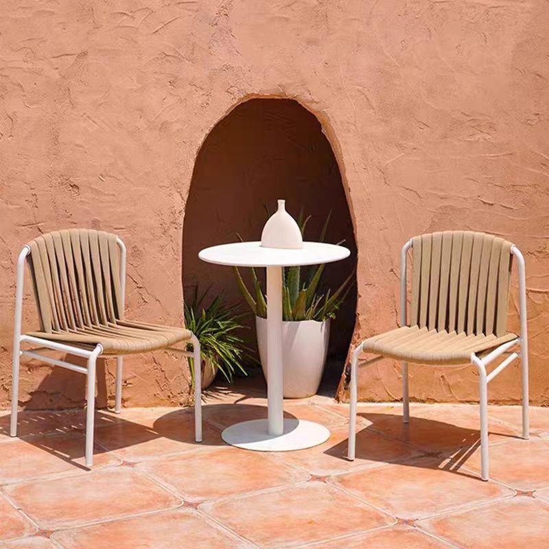 户外桌椅休闲庭院阳台茶几三件套组合室外酒店藤椅咖啡店露天家具