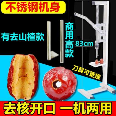 全自动红枣去核器山楂果山里红挖壳刀桂圆龙眼抽芯车厘子去核机