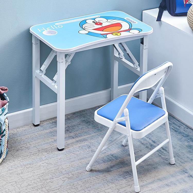 儿童书桌子家用可折叠桌学生书桌小孩作业课桌简易学习桌椅套装