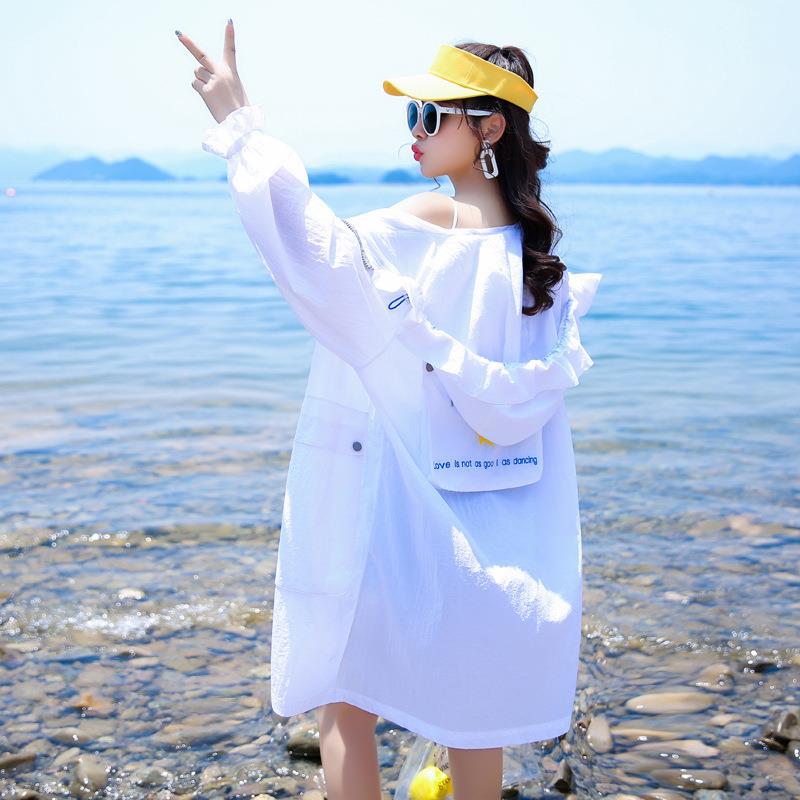 新款直销中长款防晒衣女2020防晒衣