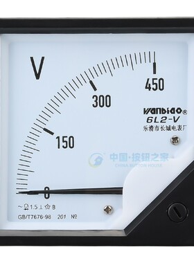 厂家直销 450V 500V 250V 300V指针式6L2电压表机械交流表