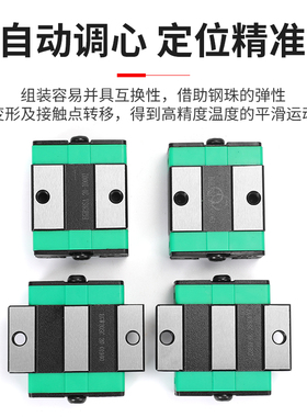 国产精密直线导轨滑块滑轨EGH/EGW/15/20/25/30CA CCSA低组装导轨