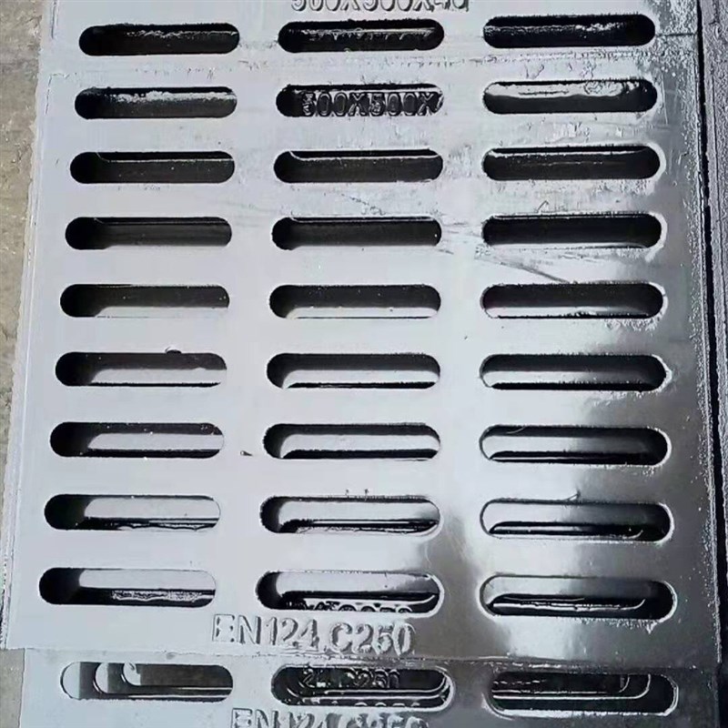 球墨铸铁轻型篦子500500雨水重型下水道地沟排水沟盖板