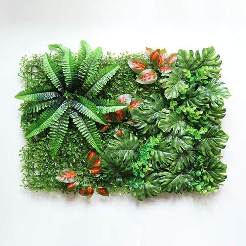 成品植物墙塑料草坪 仿真植物墙背景墙 门头店招装饰仿真植物花墙