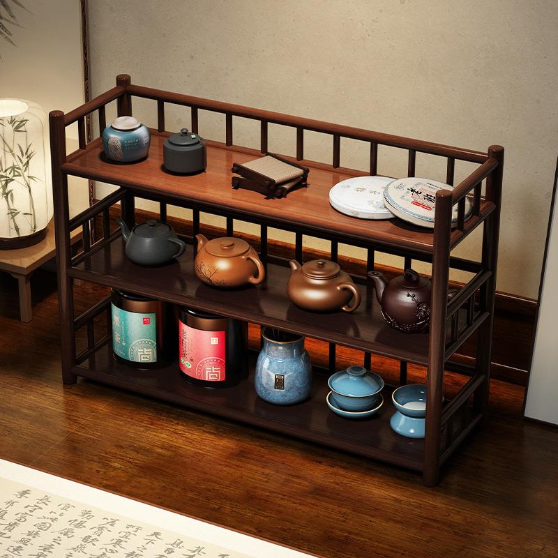 桌面博古架收纳架多层展示架中式小型置物架茶器茶具多功能摆放架