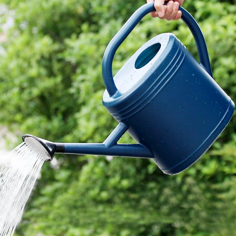 园艺工具大号复古风洒水壶大容量家用养花长嘴塑料浇水壶