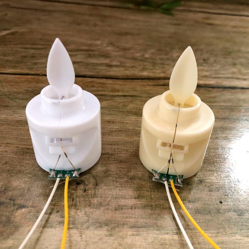 摇摆石蜡机芯 LED塑料蜡烛机芯 创意灯芯闪烁摇摆蜡烛灯配件