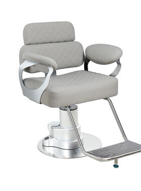 网红潮款理髲店椅子高端美发店剪发凳子发廊专用可放倒烫染椅子