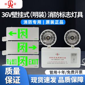 桂安/平安消防应急灯PA-ZM-ADZ-DT1消防应急照明灯LED双头灯