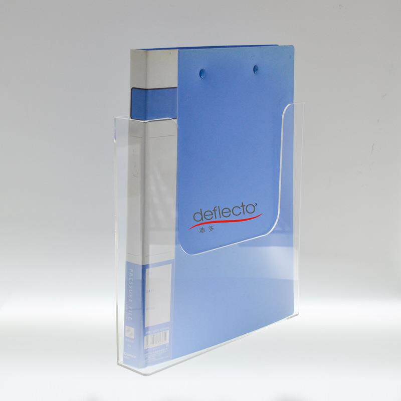 挂墙亚克力文件架收纳盒有机玻璃挂壁式资料展示架EX-10L