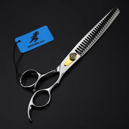 8.0寸 鱼骨牙剪齿上开小齿 宠物剪 送包 2H