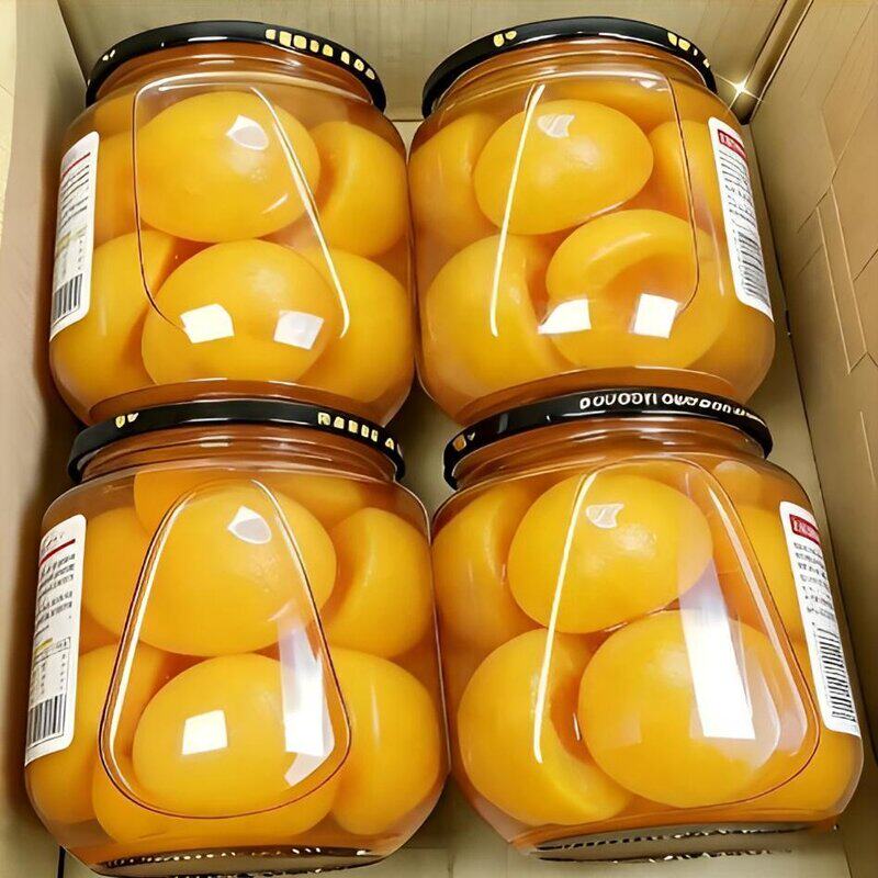黄桃罐头【510g*4大瓶】新鲜水果罐头多汁果肉饱满零食大瓶休闲解