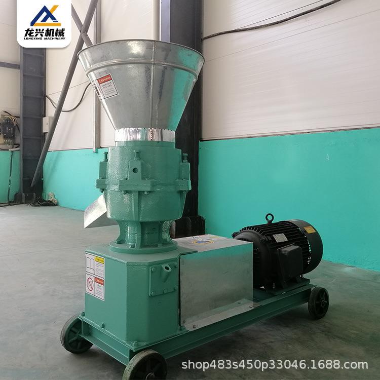 直连小型饲料颗粒机猪羊精饲料造粒机家庭农场养殖适用