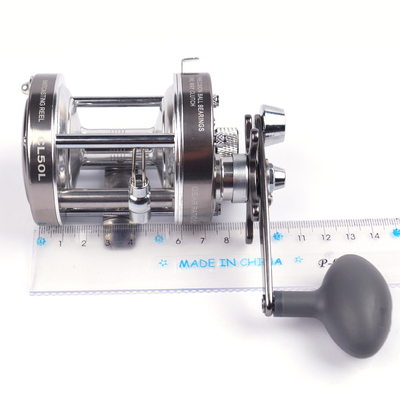 全金属鼓轮 船钓轮 海钓轮cl70 90 50锚鱼轮冰钓单摇把鱼轮渔线轮