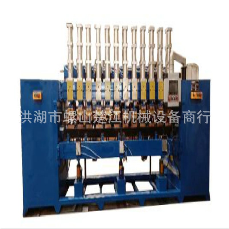 铁丝框挂篮自动排焊机 金属收纳筐商超展示架网片龙门焊接机