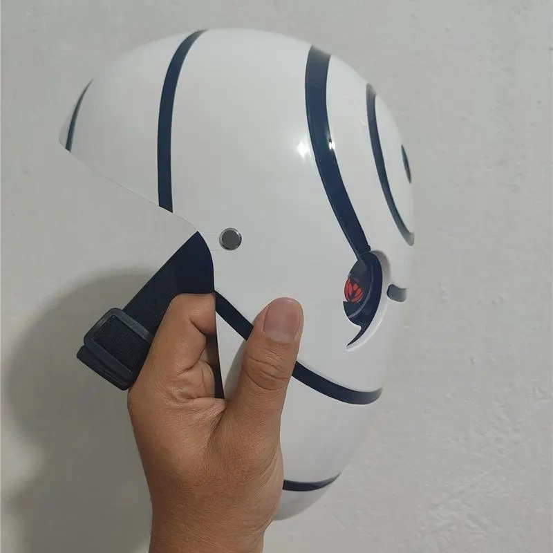 【高端】带土白面具cos发光眼睛可动火影忍者宇智波带土头盔道具