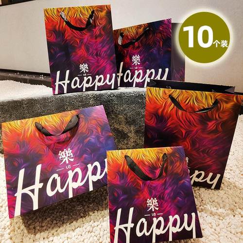 复古国潮风手提袋定制log