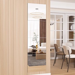 拼接穿衣镜家用贴墙自粘免打孔卧室宿舍试衣化妆玻璃全身镜面贴片