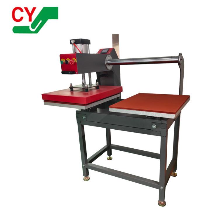 40X60cm上滑式气动双工位热转印机印T恤鼠标垫数码印花烫画机厂家