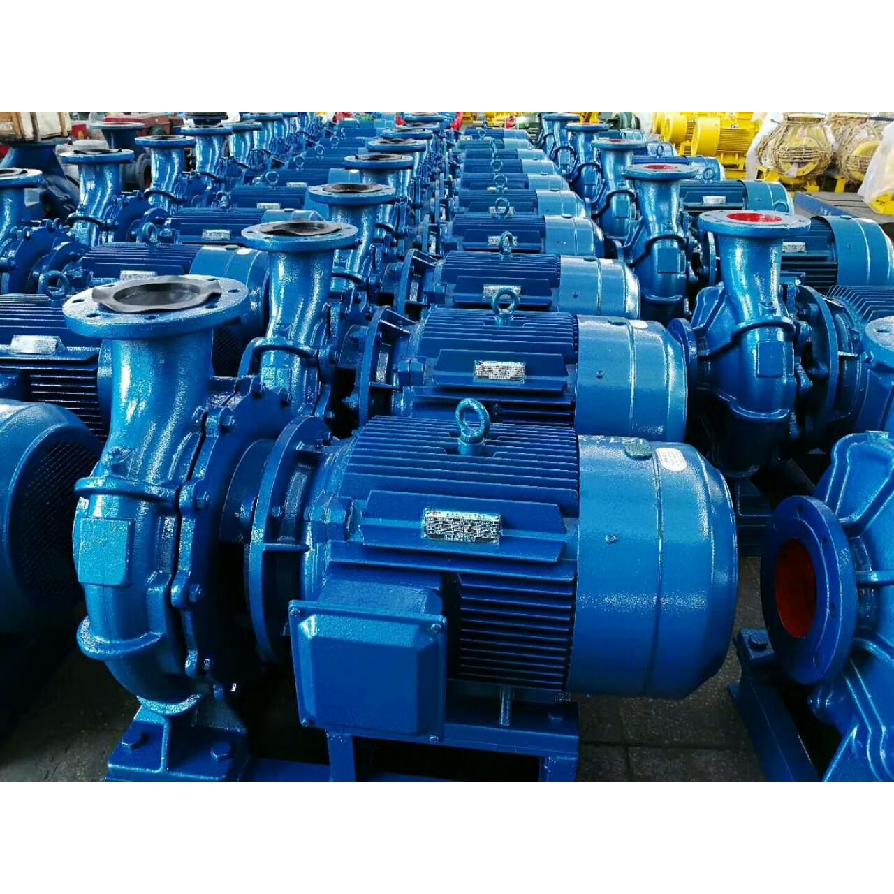 厂家直供现货ISW卧式单级管道离心式直联泵 卧式热水泵清水离心泵