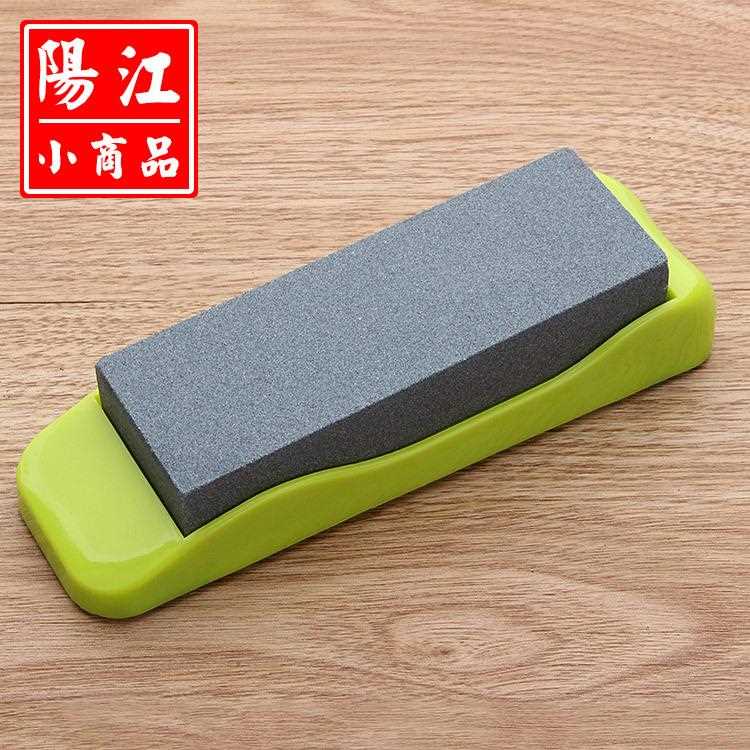 新款直销家用厨房磨刀器高硬度磨刀石 实用型防滑底座磨刀油石