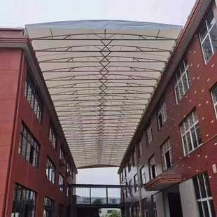 工廠過道軌道式 電動推拉棚遮陽移動倉儲折疊伸縮 直銷設計安裝 新款