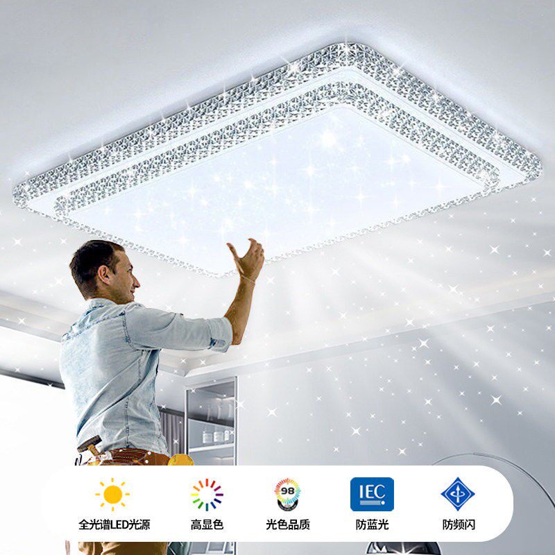 高级感客厅大灯吊灯大厅主卧室吸顶灯具现代简约大气2026新款中山