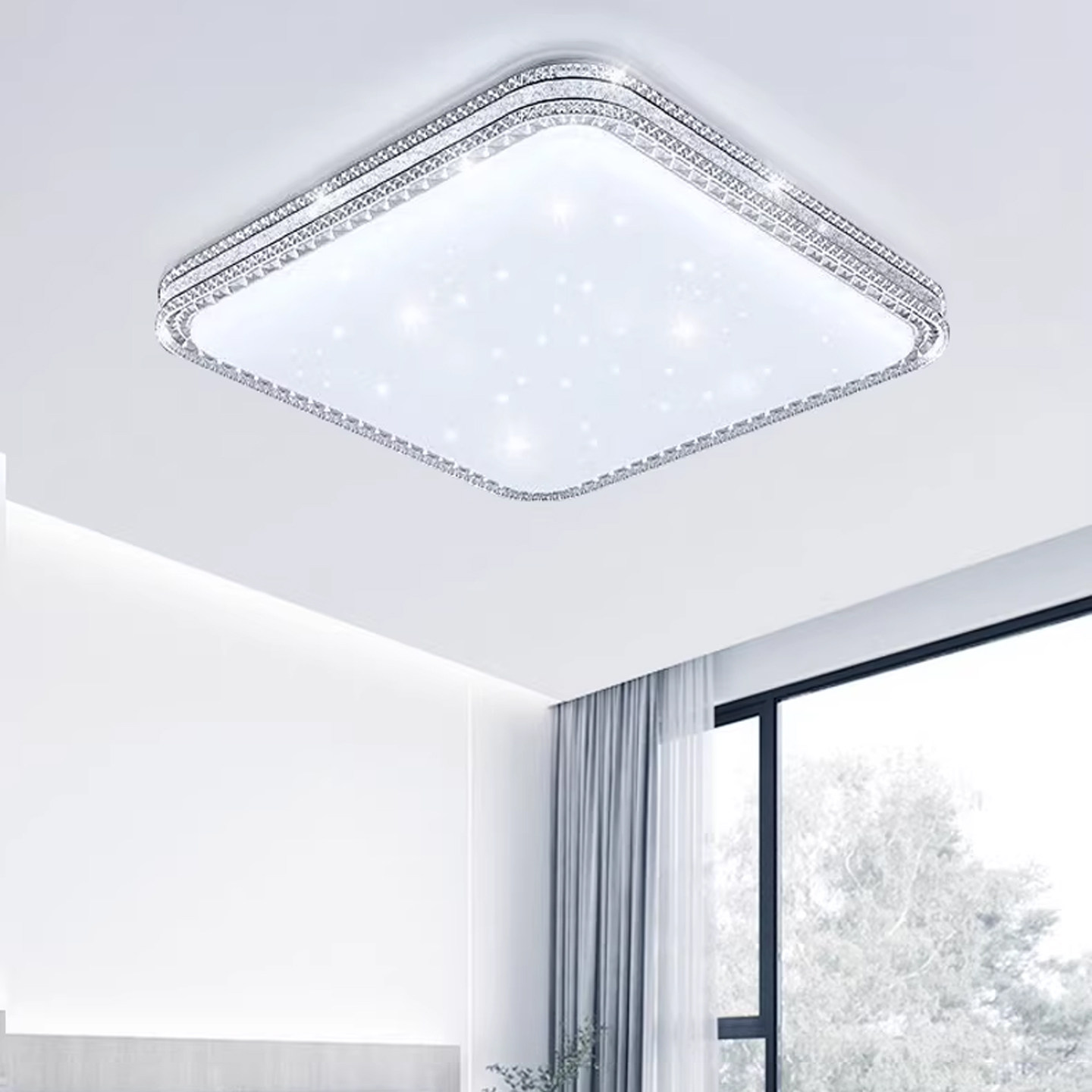 家用客厅大灯吸顶灯饰大厅主卧室吊灯具现代简约大气2026新款中山