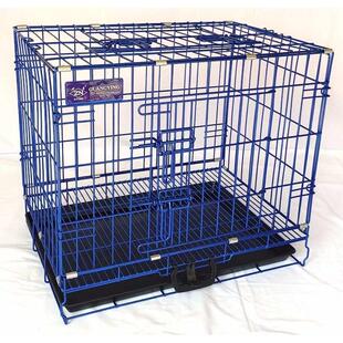 狗笼子加粗折叠中小型犬带厕所泰迪柯基猫笼兔笼中盈纳米漆笼子