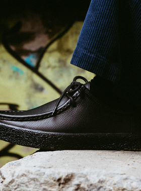 Last Resort AB VM006-Moc Lo Leather 复古低帮休闲皮鞋袋鼠鞋