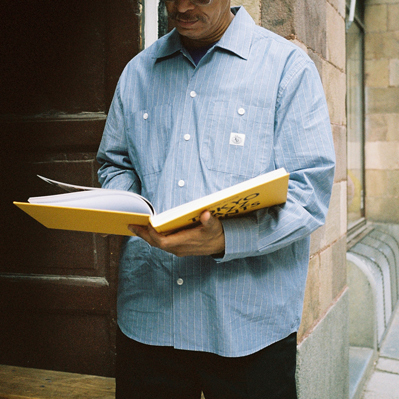 LastResortAB长袖条纹衬衫