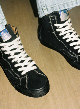 Last Resort AB VM003 Hi Suede 撞色复古运动休闲男女高帮滑板鞋