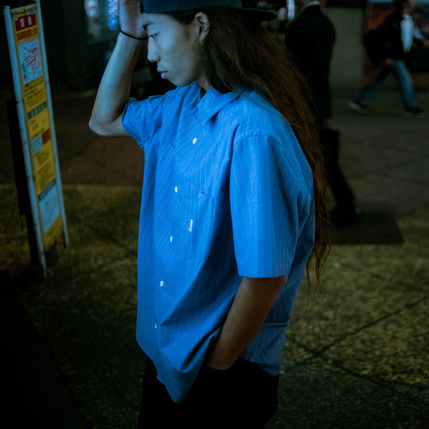 LastResortAB短袖休闲条纹衬衫