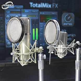 103TF11麦克风防喷网夹子软管防喷网大力夹鹅颈管防喷网支架1/4