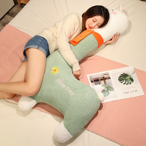 羊驼抱枕公仔娃娃玩偶夹腿枕毛绒玩具女孩睡觉抱枕陪睡布娃娃