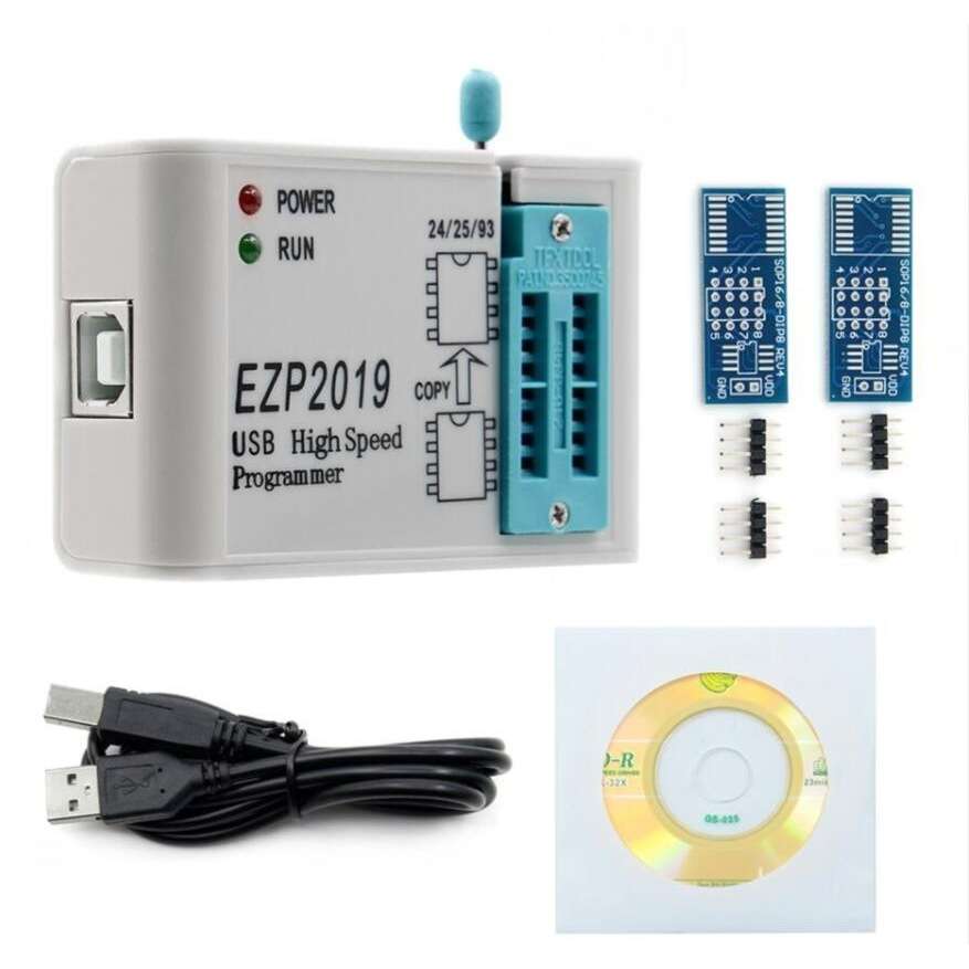 EZP2019高速SPI FLASH编程器 24/25/93 bios 25T80烧录 脱机复制