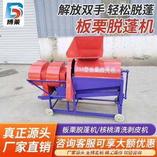 全自动板栗脱蓬机核桃清洗机青核桃去皮清洗一体机商用核桃剥皮机