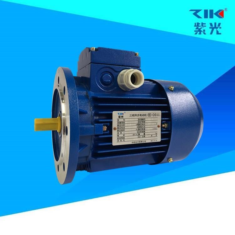 天津供应清华紫光ZI三相异步电机MS100L1-4/2.2W铝壳交流马达
