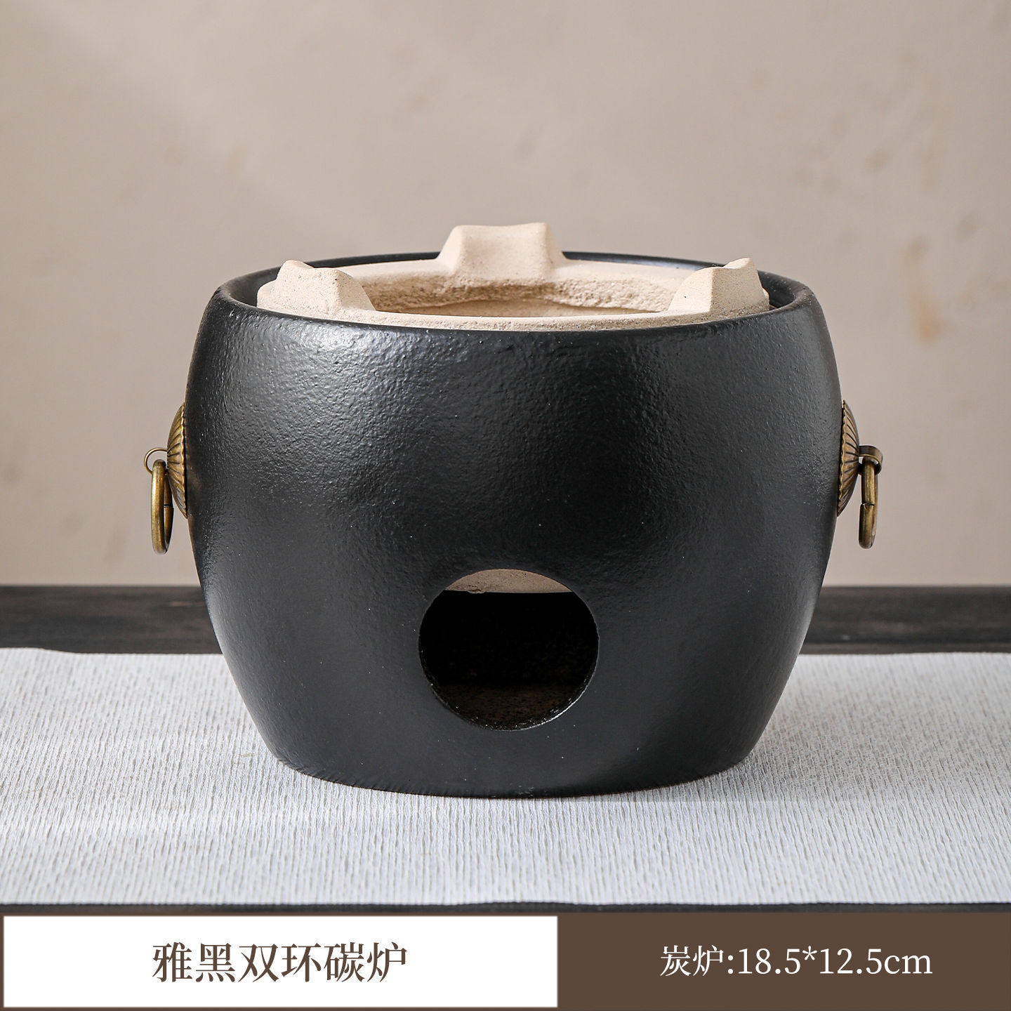 小型围炉煮酒煮茶全套罐罐茶壶木碳烧烤炉冬天家用取暖烤火炉炭炉