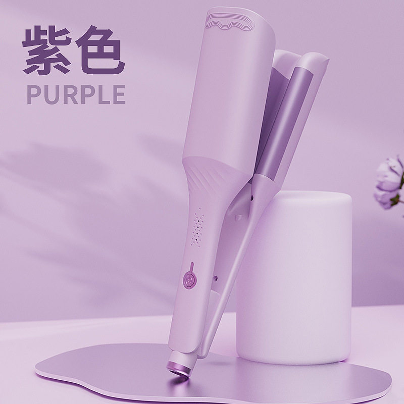 3管深U蛋卷头卷发棒32mm蛋蛋羊毛卷水波纹夹板持久定型大卷便携式