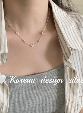 「面包脑袋」s925纯银项链女款新轻奢小众高级感锁骨链送礼闺蜜