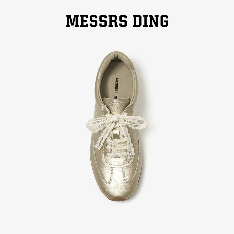 MESSRSDING牛皮软底运动鞋轻便女