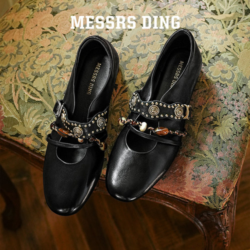MESSRSDING小众设计师款玛丽珍鞋