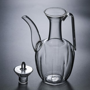 茶具 高硼硅玻璃贵妃壶家用 泡茶壶煮茶壶温酒壶仿宋执壶