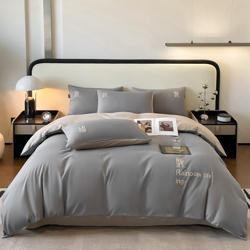 双人被子一整套四件套枕芯被芯床上用品全套七八件被褥套装学生六