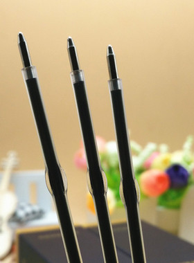 圆珠笔芯1.0蓝色通用替芯元珠笔芯红色0.7统一定位107黑原子笔芯