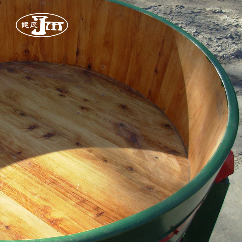 香柏木宠物金鱼缸大型鱼盆圆形养鱼盆实木古法纯手工木海健民木桶