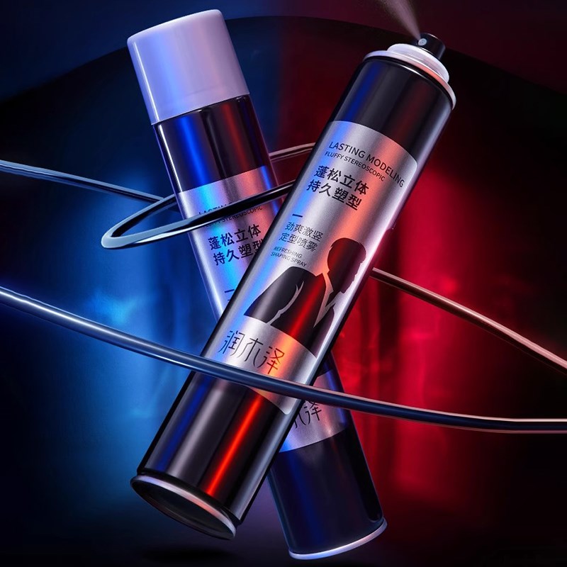 润木泽发胶定型喷雾男士头发造型持久清香自然蓬松啫喱膏摩丝干胶