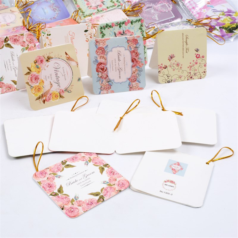 鲜花店贺卡 鲜花包装材料花束爱情贺卡生日快乐节日礼物168张1套