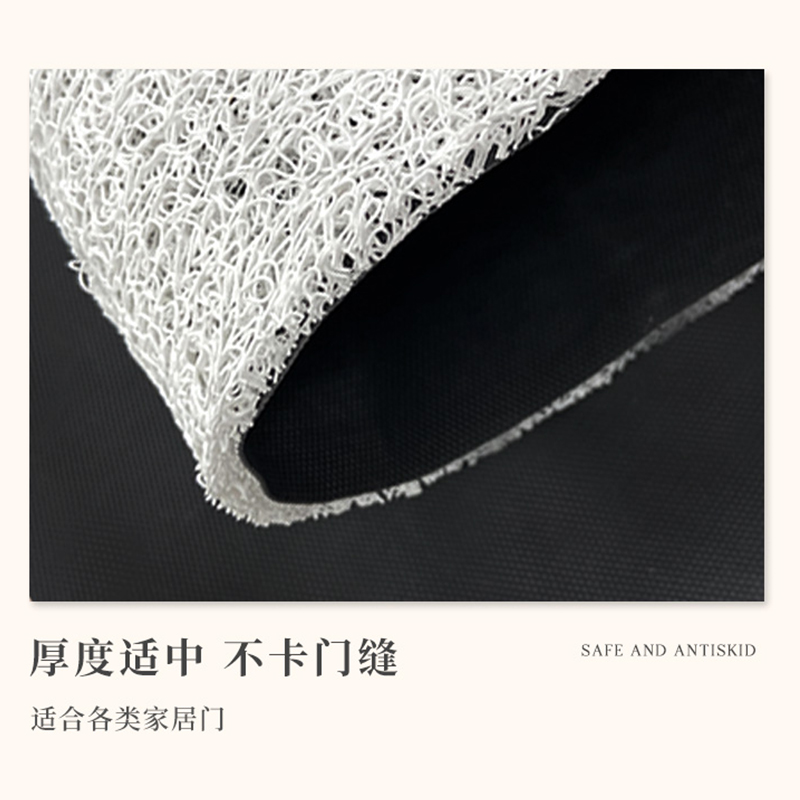 美式高级感入户门地垫进门丝圈脚垫子门口门垫可裁剪耐脏免洗地毯